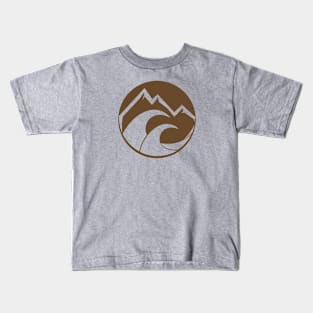 mountain ocean Kids T-Shirt